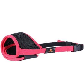 Mouth Cover To Prevent Eating Indiscriminately Large Labrador Dog (Option: Red-2XL)